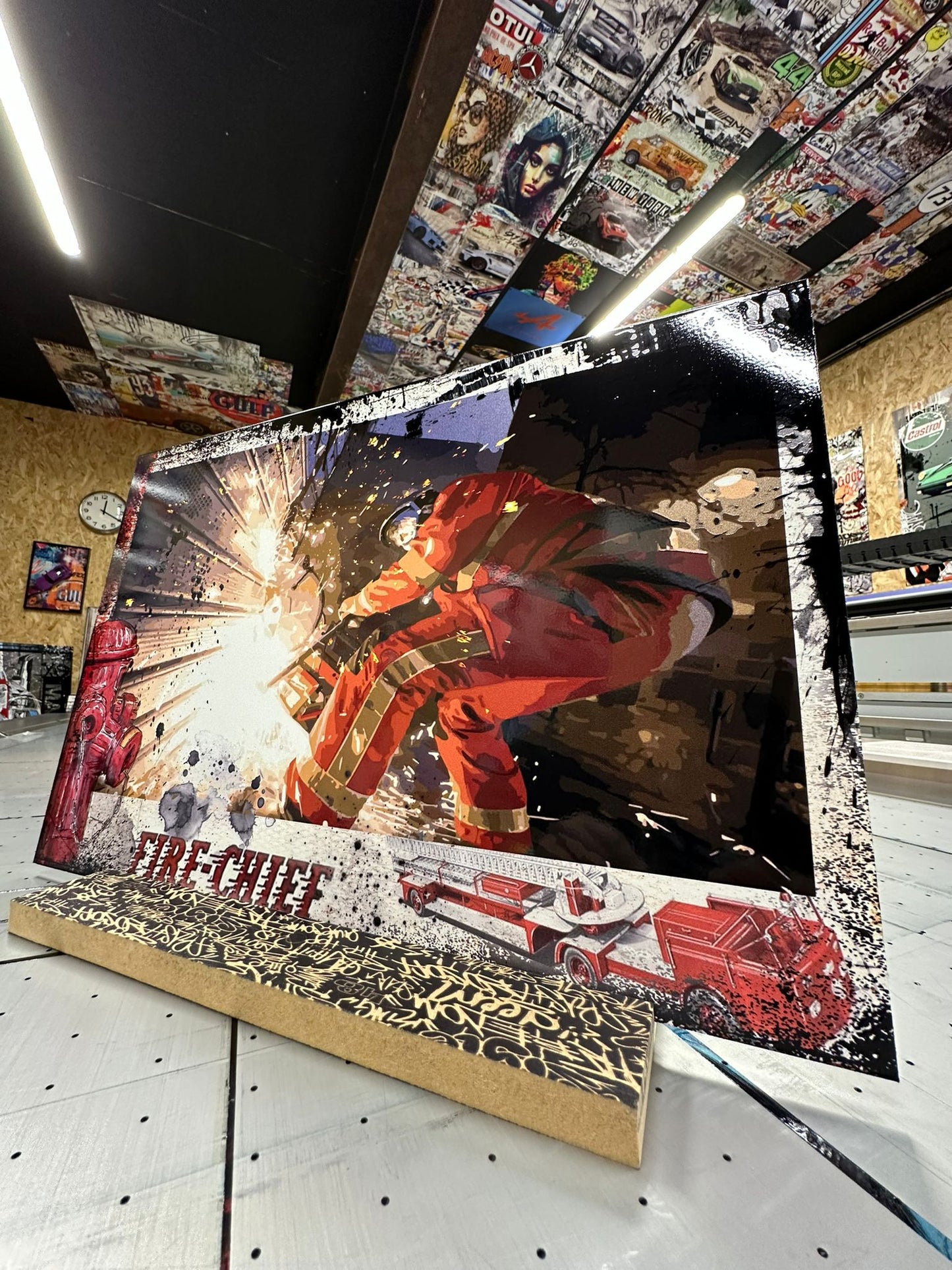 Fire chief | Tableau FireSpirit by Doll'Art