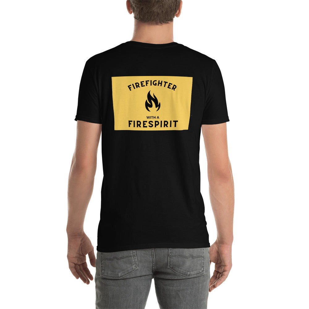 T-shirt Manches Courtes "Firefighter with a Firespirit"