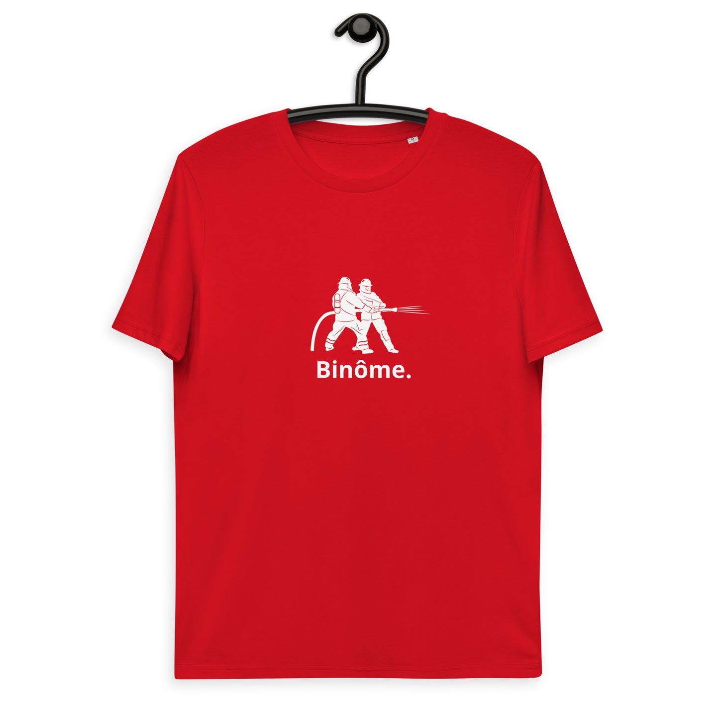 Tee shirt Binôme Pompier Rouge